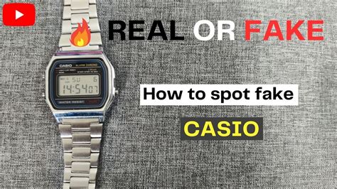 real vs fake casio watch|casio watch authenticity.